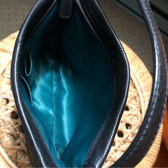 Coach Black Pebbled Leather Hobo Shoulder Bag - Picture 9 of 14